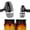 Black, variant on 5 Core Conga Mic Snare Tom Set Professional XLR Cardioid Condenser Instrument Microphone Kit