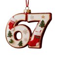 thumbnail image 1 of 67 adornos navideños planos en 2D divertidos Six Seven Meme Decoración navideña Regalos para adolescentes y adultos amantes del humor, 1 of 7