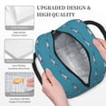 thumbnail image 3 of Fotbe Cartoon Whale Bolsa de Almuerzo con Estampado, Lonchera Aislada, Contenedor de Comida Reutilizable Tipo Cooler a Prueba de Fugas, 3 of 6