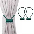 thumbnail image 1 of Window Treatment Magnetic Curtain Holdbacks Clip VS Strong Magnets 13 Colors Tiebacks Home Office Decorative Rope Drapes Weave Holdbacks 16 Inch Modern Design 2Pack Teal, 1 of 5