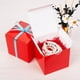thumbnail image 3 of Caja de regalo roja pequeña, paquete de 50, 4 x 4 x 4 pulgadas, caja plegable, caja de regalo de papel de fácil montaje, 3 of 4