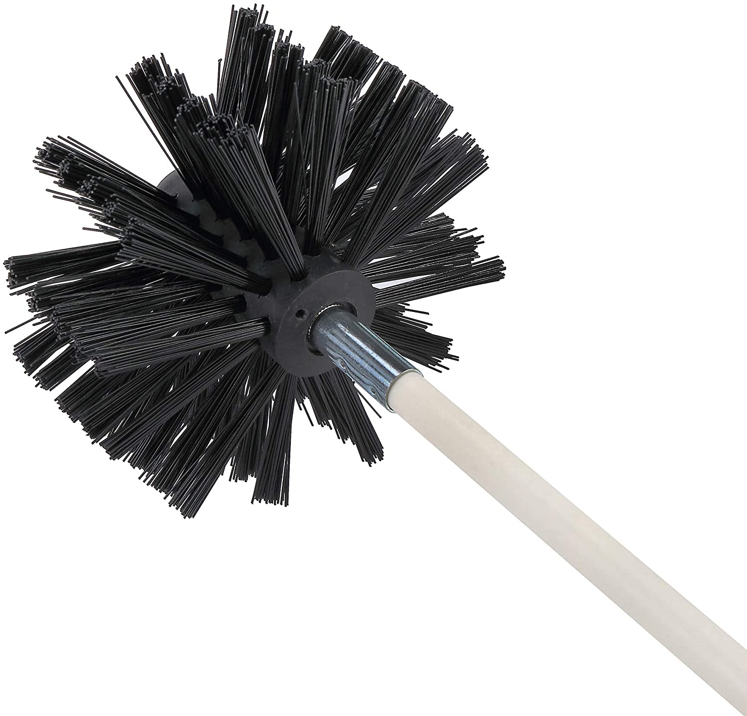 Dryer Duct Cleaning Kit Nylon Chimney Brush Dryer Lint Remover Brush Sweep Kit 6 Rods+1 Brush Head