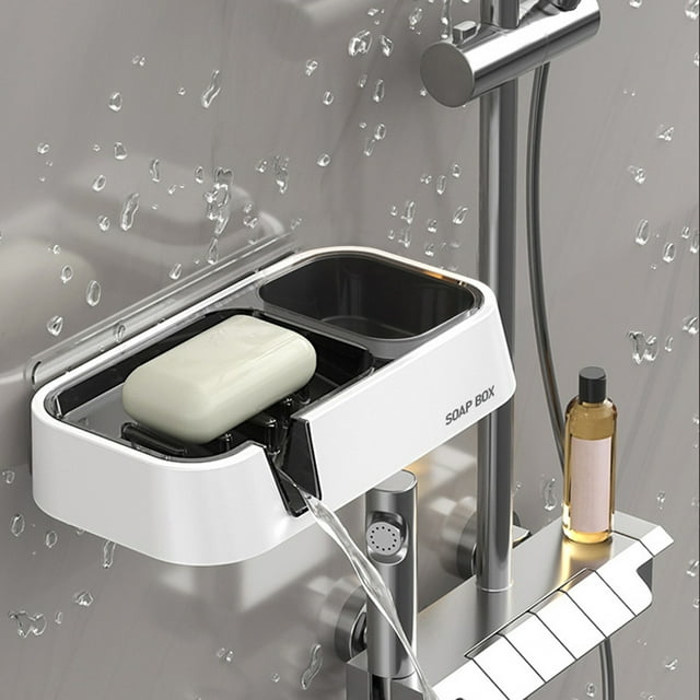 Jabón En Barra Autodesagüe - Jabón Elegante para Ducha y Baño - Jaboneras Versátiles para Jabón En Barra