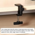 thumbnail image 5 of Uxcell 0.49" Hole Dia. Universal C Clamp Table Lamp Microphone Arm Mount Desk Clamp, Black 2 Pcs, 5 of 6