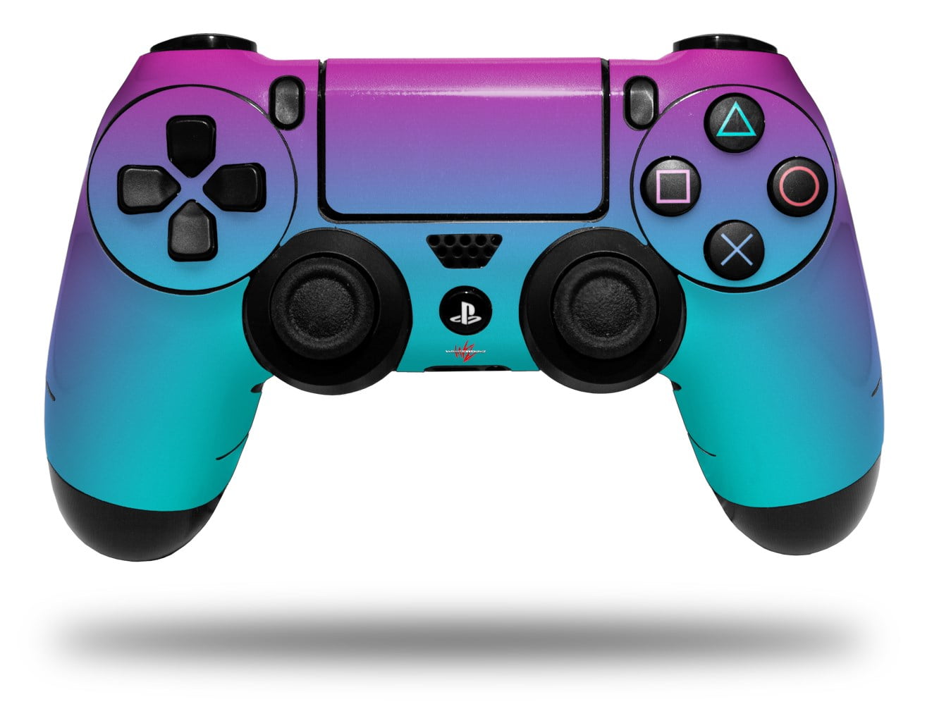 Forebyggelse Kan beregnes Dræbte Skin Wrap for Sony PS4 Dualshock Controller Smooth Fades Neon Teal Hot Pink  (CONTROLLER NOT INCLUDED) - Walmart.com