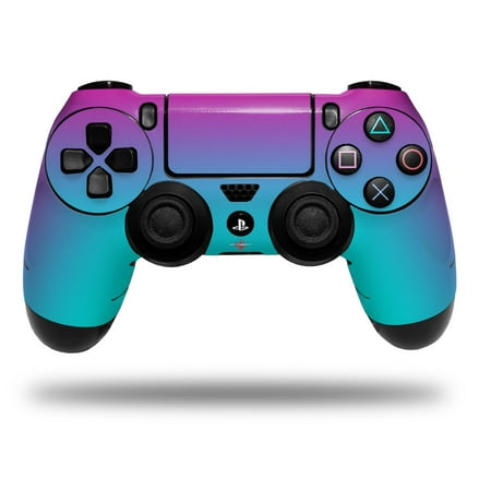 Skin Wrap for Sony PS4 Dualshock Controller Smooth Fades Neon Teal Hot Pink (CONTROLLER NOT (Asus Vg248qe Best Settings For Ps4)