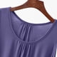 thumbnail image 4 of Conjunto de pijama de dos piezas para mujer, suelto, de verano, con tirantes de color liso, para estar en casa, blusa modal y pantalones, 4 of 7