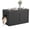 Black, variant on Bifanuo Weatherproof Outdoor Cat House - Insulated Resin Shelter for Indoor & Feral Cats
