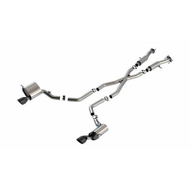 Borla 140633Cb Atak Back Exhaust System Fits 15 21 Grand Cherokee (Wk2)