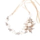 thumbnail image 4 of Nvzi Horquillas para el pelo de boda con flores para novias, peinetas con perlas de cristal, pinzas para el pelo, accesorios para el pelo de boda dorados, joyas plateadas, 4 of 4