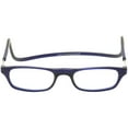 thumbnail image 2 of Clic Reader Eyeglasses Original Frosted Reflex Dk Blue Magnetic Readers Sz+1.25, 2 of 4