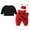 Red, variant on Gzhioc Infant Baby Boy Girl Halloween Animal Clothes Set 3 6 9 12 18 24 Months Bee/Ladybug Long Sleeve Tops + Print Overalls + Hat 3 Pcs Outfits