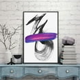 thumbnail image 3 of IDEA4WALL Framed Canvas Wall Art Brush Color Paint Strokes, 3 of 4