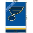 thumbnail image 3 of NHL St. Louis Blues - Logo 21 Wall Poster, 14.725" x 22.375", 3 of 3