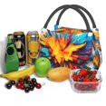 thumbnail image 3 of Vsdgher Colorful Paint Print Print Insulated Bags, Insulated Cooler Bag Totes for Hot or Cold Food Bring or Delivery, 3 of 6