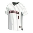 thumbnail image 2 of Men's GameDay Greats #1 White Georgia Bulldogs Lightweight Baseball Jersey, 2 of 4