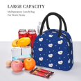 thumbnail image 5 of KLL Moon Lamb for Insulated Lunch Bag- Leakproof Cooler Tote Bag Organizer for Women & Men - Reusable Lunch Box for Office Picnic Hiking Beach-One Size, 5 of 6