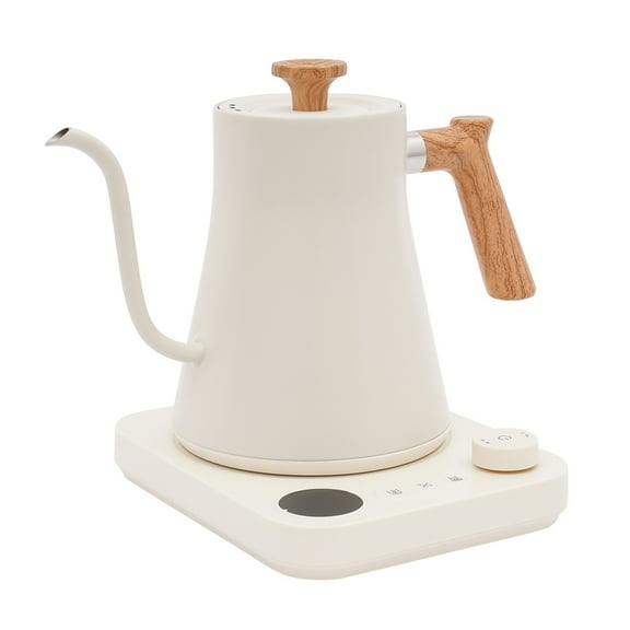 Miumaeov 0.9L Electric Gooseneck Kettle 1200W Electric Kettle LED Tea Kettle Keep Warm