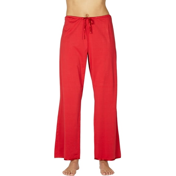 Women's Comfy Silk Knit Lounge Pajama Sleep Pants