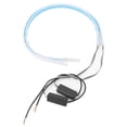 thumbnail image 2 of Tira de Luz LED Flexible para Automóvil Tira de Luz de Lámpara de Señal de  Lámpara de Señal de LED de Flujo Dinámico Luz de Circulación Diurna Azul Hielo Amarillo ANGGREK Otros, 2 of 8