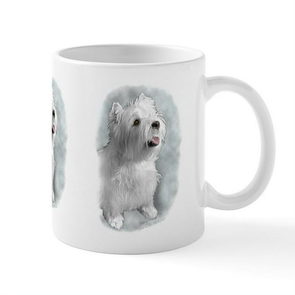 CafePress - Westie Request Mug - 11 oz Ceramic Mug - Novelty Coffee Tea Cup