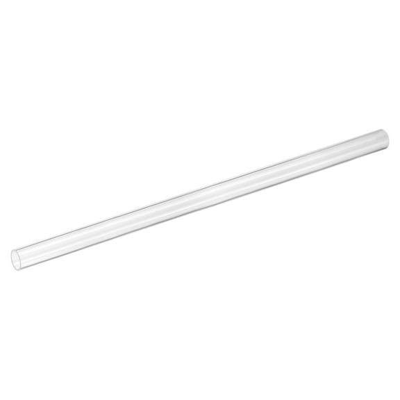 Uxcell Clear Rigid Acrylic Pipe, 16mm(0.63") ID x 20mm(0.79") OD 20" Round Polycarbonate Tube Plastic Tubing for Plumbing, Lighting, Aquarium, DIY Projects