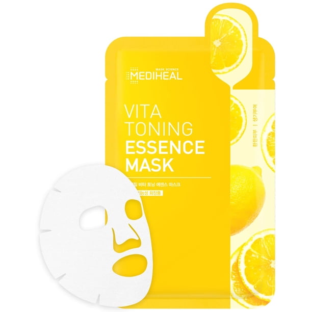 Mascarilla facial Mediheal Vita Tonificante Essence para piel opaca