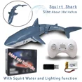 thumbnail image 1 of Kids Rc Shark Toys for Boys Sand Water Swimming Pools Bath Tub Girl Ship Children Remote Control Robots Bionic Fish Animals Boat L2 Squirt Water, 1 of 6