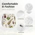 thumbnail image 4 of Balery Grapes Bbottles Wine Pantalones cortos deportivos para mujer con forro y dos bolsillos, elásticos, para entrenamiento, gimnasio, yoga-X-Large, 4 of 7
