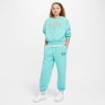 thumbnail image 3 of Nike Sportswear Club Fleece Girls' Loose Pants Color: Green Frost/Vintage Green Size: M, 3 of 4