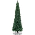 thumbnail image 1 of Lápiz artificial Giantex Árbol de Navidad verde 210 cm con soporte, 1 of 9