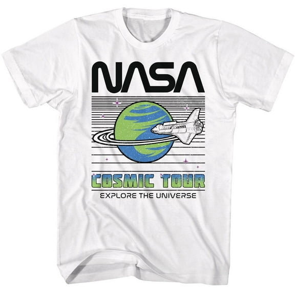 NASA Cosmic Tour White Adult T-Shirt