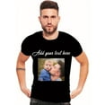 thumbnail image 1 of Personalized Face T Shirt for Men - Custom Printed Picture with Text - Design Your Own, 1 of 6