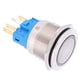 thumbnail image 3 of Botón de reinicio, 2 piezas 22 mm DC3-6V Anillo Pulsador Interruptor Pin Botón Interruptor Rendimiento finamente sintonizado, 3 of 10