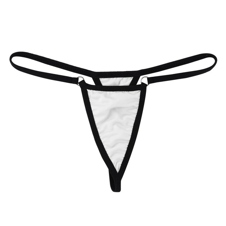 iEFiEL Women Lace Mini Micro Bikini Bra with G-String Lingerie Set