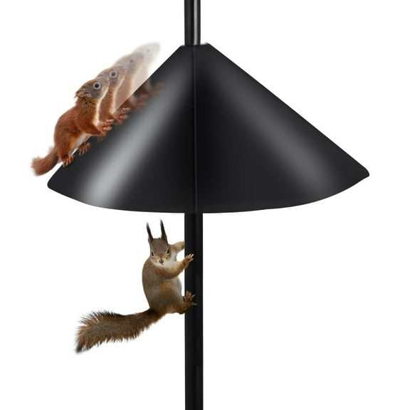 Plastic Squirrel Baffle, Wrap Around Squirrel Baffle, 19 Inch Wide Squirrel Baffle, Squirrel Baffle for Bird Feeder Pole, Outside Pole Squirrel Guard Baffle from Raccoon Squirrels