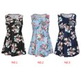 thumbnail image 2 of kurtrusly Chemise d'Infirmière de Maternité pour Femmes, Blouse d'Allaitement à Fleurs, Haut à Manches, Col Rond, 2 of 8