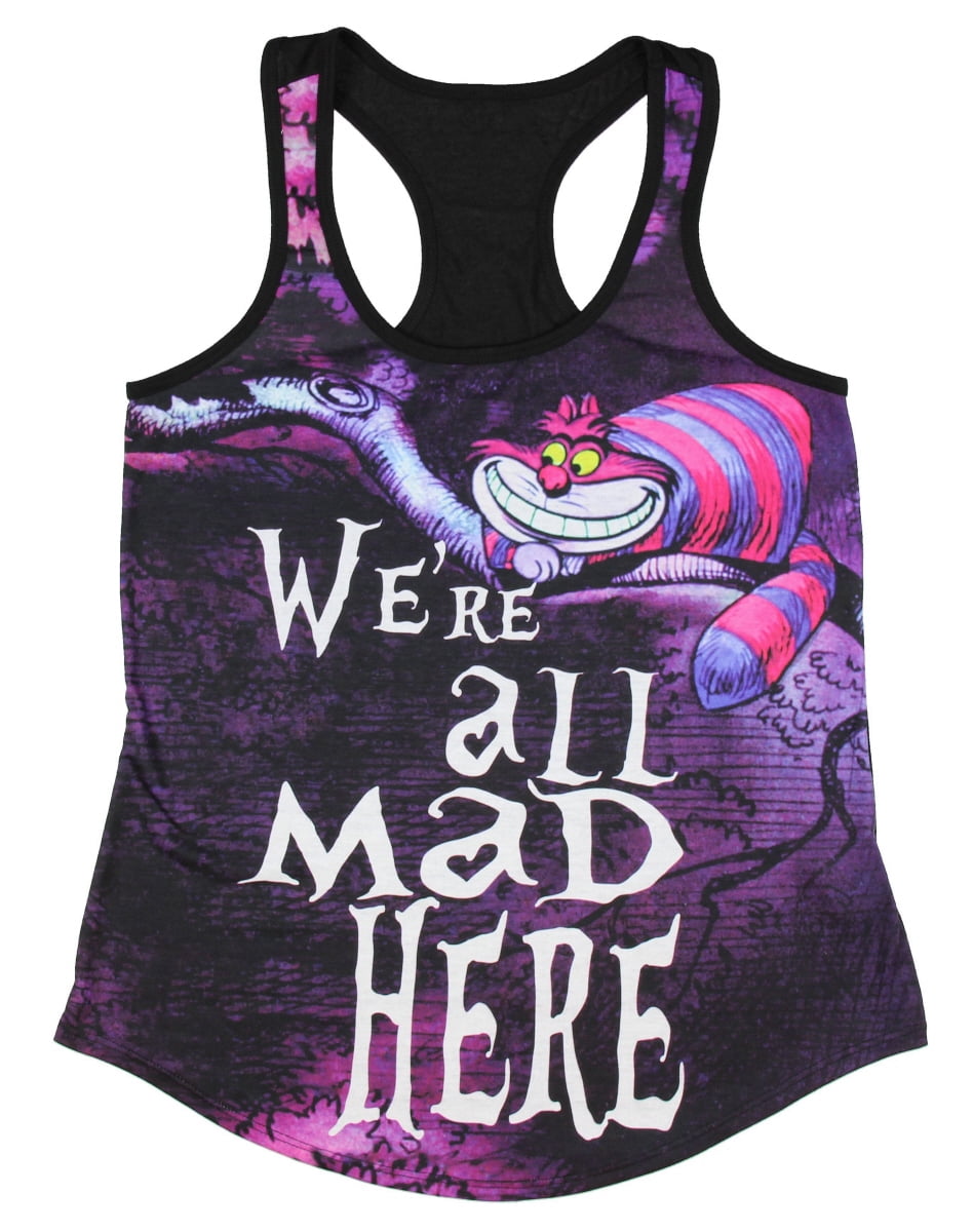Clothing Tanks Cheshire Cat Tank Disney Family Tank Disney Mad Hatter