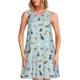 thumbnail image 1 of Disketp Cartoon Doodle Puppy para Vestido sin Mangas para Mujeres, Vestidos de Verano para Mujeres, Casual y Holgado para la Playa, 1 of 7