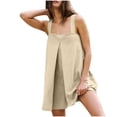 thumbnail image 1 of Birdeem Robes pour Femmes Mode Décontractée Confort Couleur Unie Sans Manches Camis Robe, 1 of 12