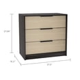 thumbnail image 3 of Three - drawer modern dresser / Offer enough space for room essentials, 3 of 4