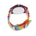 thumbnail image 2 of TIHLMK Watches for Women New !New Rainbow Crystal Rhinestone Watch Silicone Jelly Link Band, 2 of 4