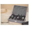 thumbnail image 6 of YfulYde Keepsakes Flatware Storage Box – Stackable, Reinforced Handles, China Storage, Graphite, 6 of 8