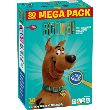 UPC 016000486966 product image for Scooby Doo Fruit Snacks, Mega Pack, 30 ct, 0.8 oz | upcitemdb.com