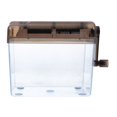 thumbnail image 4 of LEEYNEER Desktop Paper Shredder Manual Document Cutter for Home School Office Black, 4 of 8