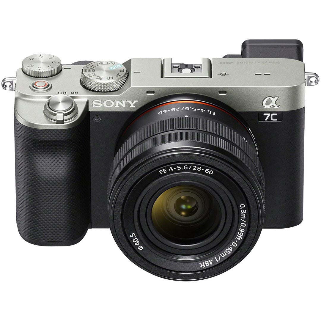 Sony a7C Camera (Silver) with 28-60mm Lens, Tripod, 2x32GB Sony a7C Camera (Silver) with 28-60mm Lens, Tripod, 2x32GB