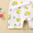 thumbnail image 5 of JUMEYU Summer Baby Girl Clothes Newborn Infant Baby Boys Girls Romper Romper Soft Gift 0 3 6 9 12 18 24 Months (Yellow,18-24 Months), 5 of 6