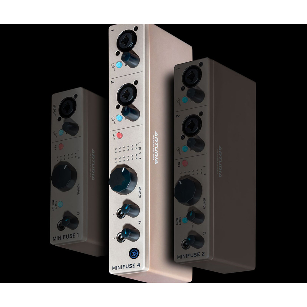 Arturia MiniFuse 4 USB-C Audio Interface, Champagne