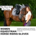 thumbnail image 6 of FINGER TEN Horse Riding Gloves Equestrian Women Kids Mesh Breathable Lightweight Color Pack, Comfortable Grip for Summer, 6 of 6