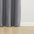 thumbnail image 5 of VCNY Home Ombre Charcoal Grommet Blackout Curtain Panel, 52" x 90", 5 of 5